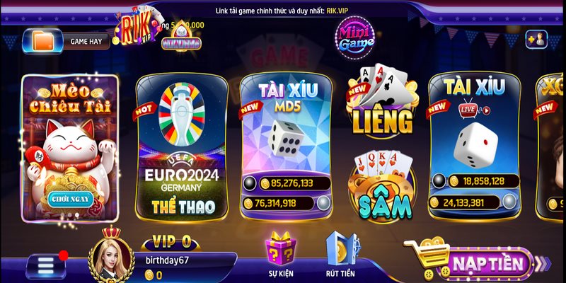 da dang the loai game giai tri tai rikvip Đa dạng thể loại game giải trí tại Rikvip